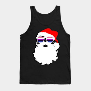 Santa Claus Genderfluid Pride Flag Sunglasses Tank Top